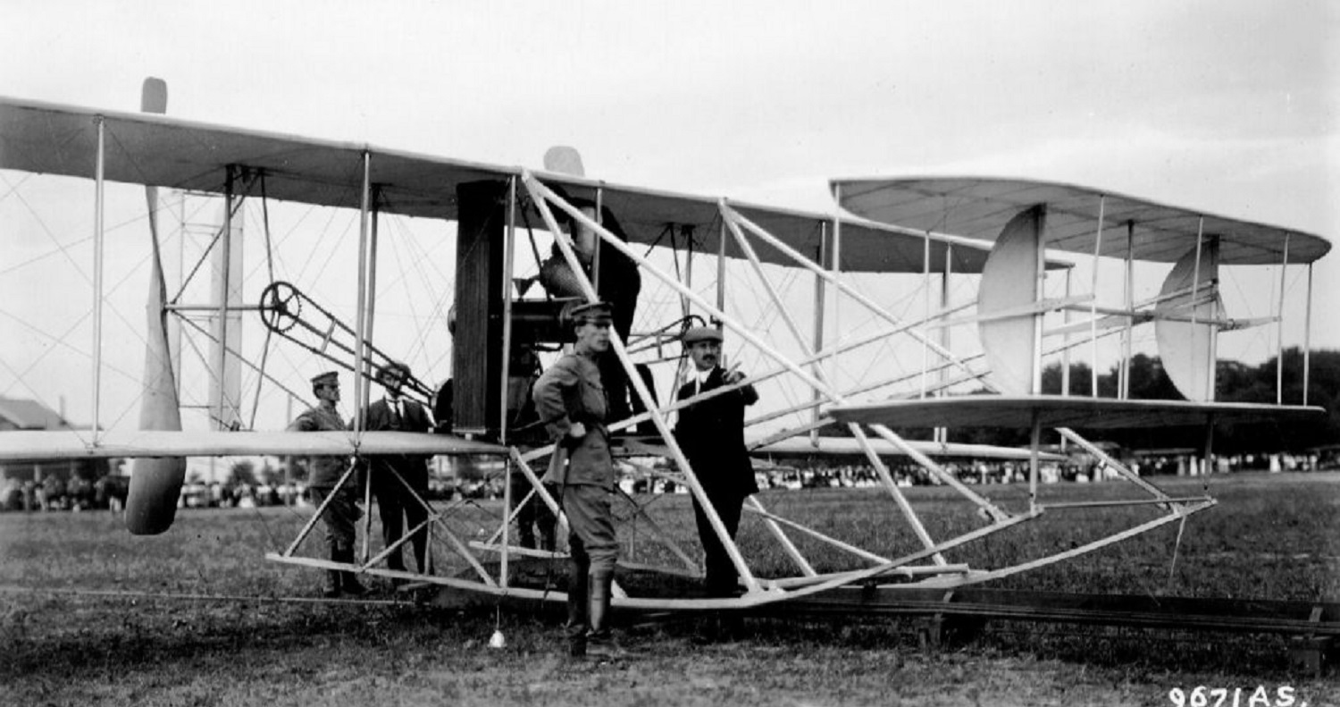 Rare Original Footage: Orville and Wilbur Wright's Historic 1909 Military Airplane Flight