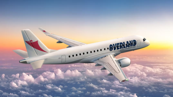 Overland Airways Receives the First Embraer E175