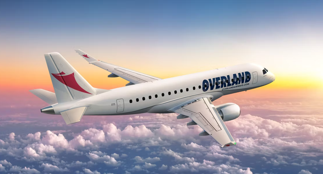 Overland Airways Receives the First Embraer E175